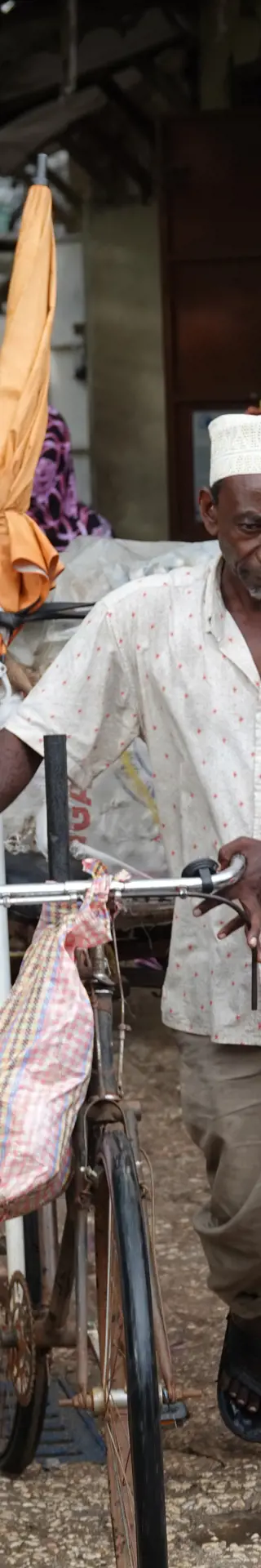 Zurück vom oder auf dem Weg zum Markt